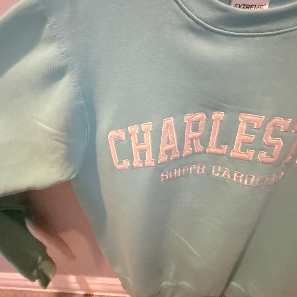 Mint Green Charleston Sweatshirt - Picture 5 of 5